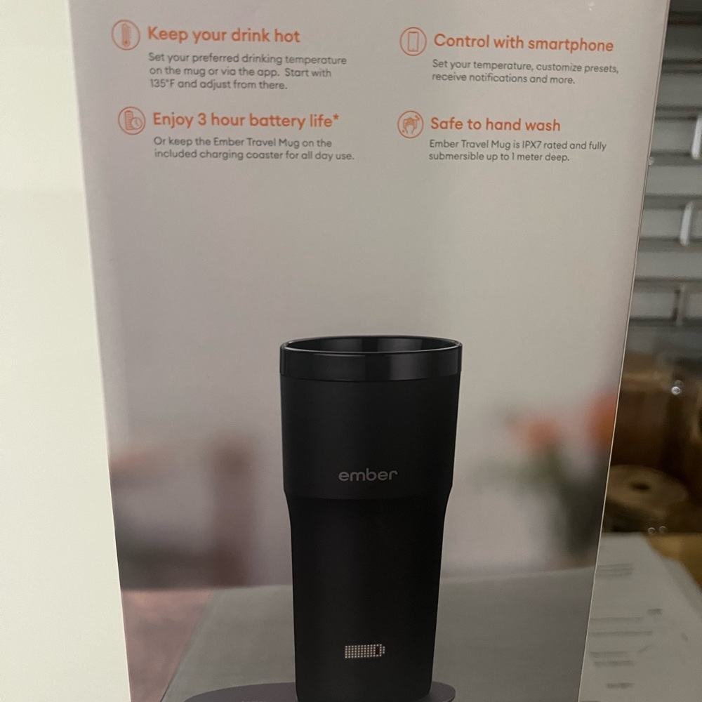 Ember Temperature Control Travel Mug Brand New